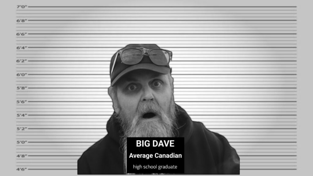 Busted! Big Dave at your favourite Restaurant