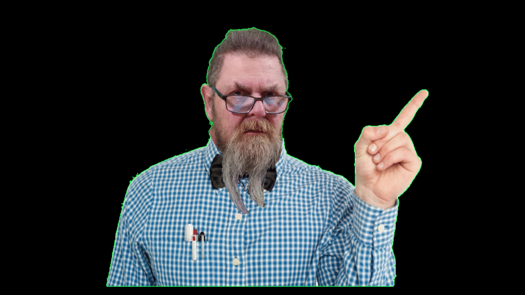 Big Dave Pointing right